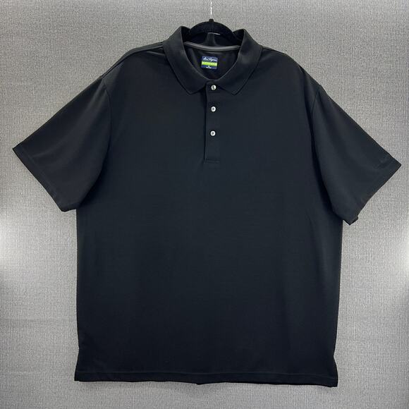 Ben Hogan Performance Men's Black Stretch‎ Short Sleeve Polo Shirt Size 2XL - Picture 1 of 8